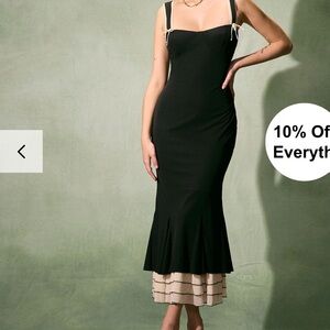 Elegant Black Slip Dress